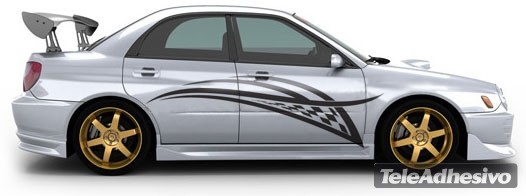 Adesivi per Auto e Moto: Kit Racing 19