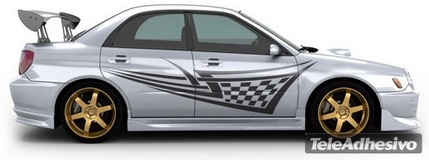Adesivi per Auto e Moto: Kit Racing 20 2