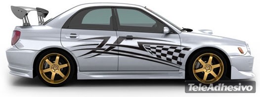 Adesivi per Auto e Moto: Kit Racing 21