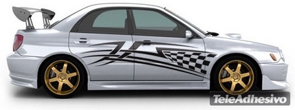 Adesivi per Auto e Moto: Kit Racing 21 2