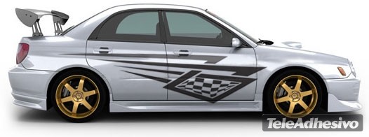 Adesivi per Auto e Moto: Kit Racing 23