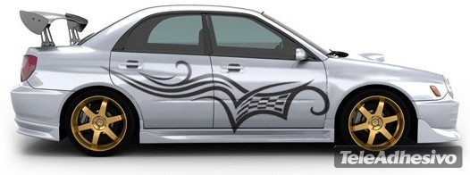 Adesivi per Auto e Moto: Kit Racing 24