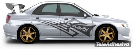 Adesivi per Auto e Moto: Kit Racing 26 2