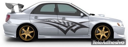 Adesivi per Auto e Moto: Kit Racing 27 2