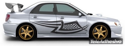 Adesivi per Auto e Moto: Kit Racing 28 2