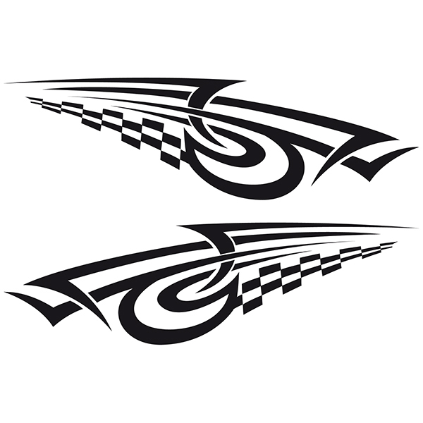 Adesivi per Auto e Moto: Kit Racing  34