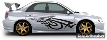 Adesivi per Auto e Moto: Kit Racing  34 2