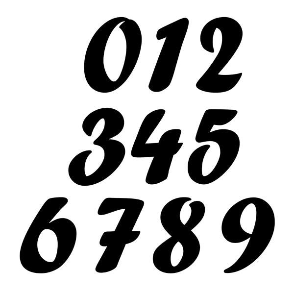 Adesivi per Auto e Moto: Numeri forte