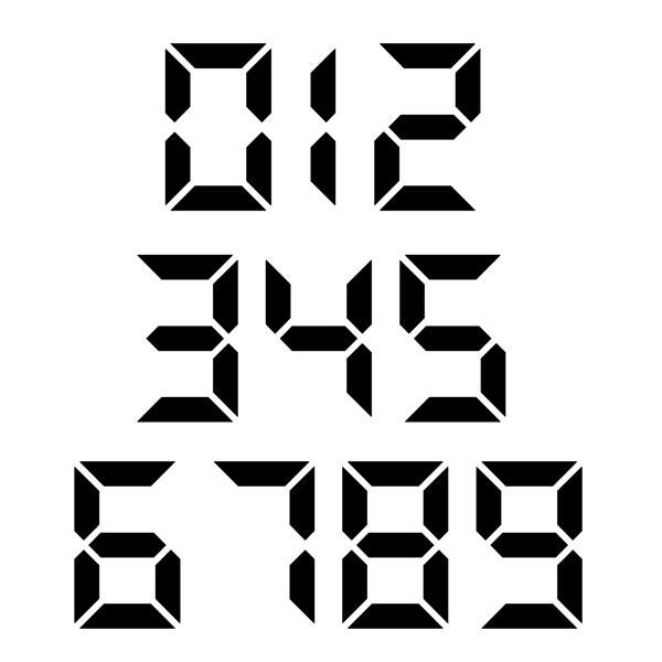 Adesivi per Auto e Moto: Numeri digital