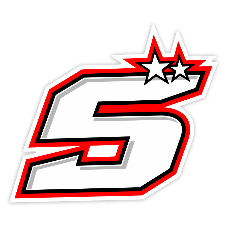 Adesivi per Auto e Moto: Numero 5 Johann Zarco MotoGP