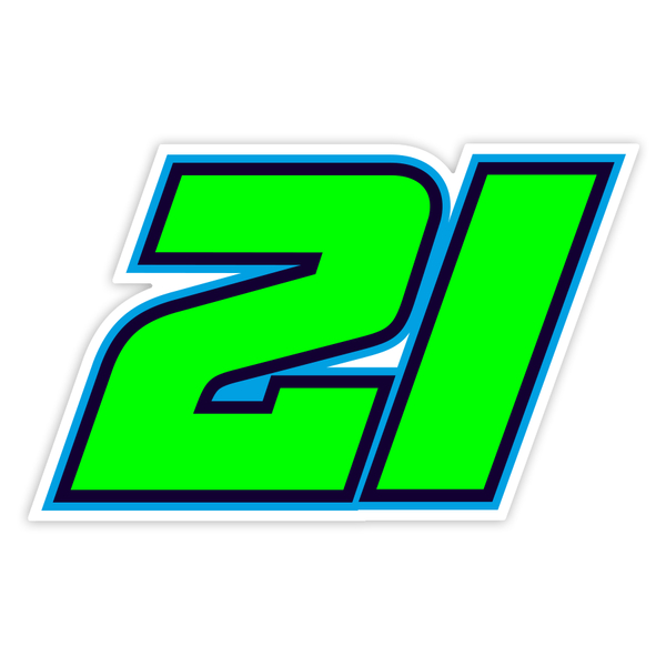 Adesivi per Auto e Moto: Franco Morbidelli Numero 21 MotoGP