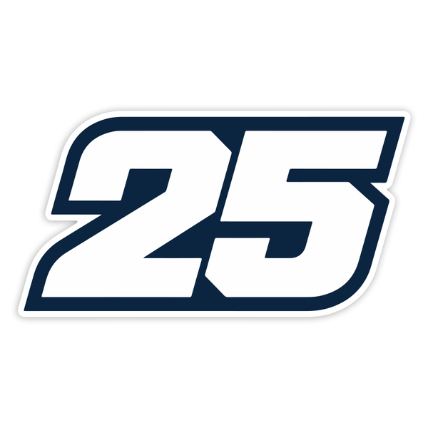 Adesivi per Auto e Moto: Raúl Fernández Numero 25 MotoGP
