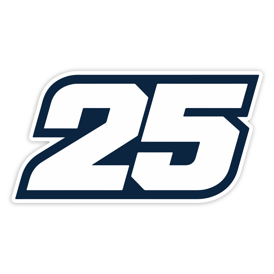 Adesivi per Auto e Moto: Raúl Fernández Numero 25 MotoGP