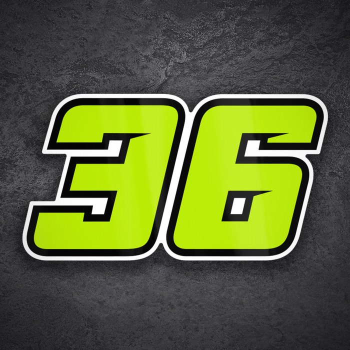 Adesivi per Auto e Moto: Joan Mir Numero 36 MotoGP