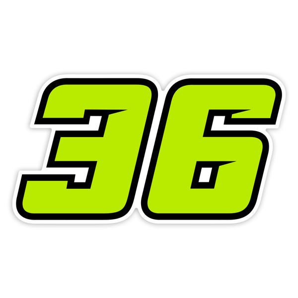 Adesivi per Auto e Moto: Joan Mir Numero 36 MotoGP