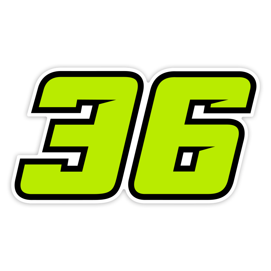 Adesivi per Auto e Moto: Joan Mir Numero 36 MotoGP