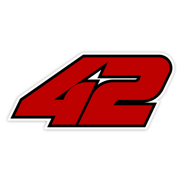 Adesivi per Auto e Moto: Álex Rins Numero 42 MotoGP