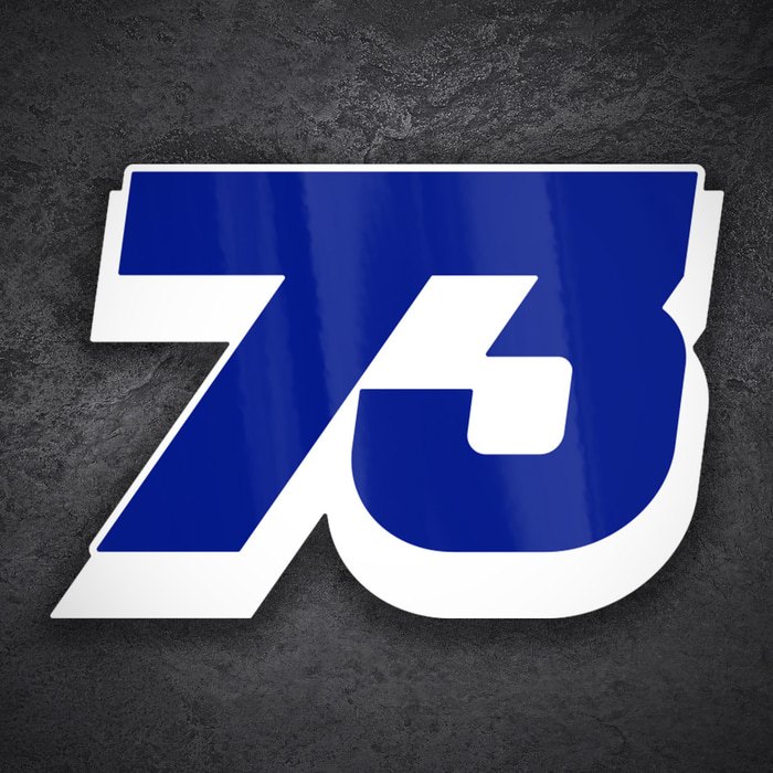 Adesivi per Auto e Moto: Numero 73 MotoGP Álex Márquez