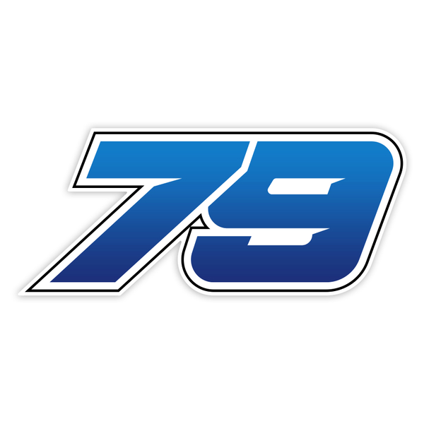 Adesivi per Auto e Moto: Numero 79 MotoGP Ai Ogura