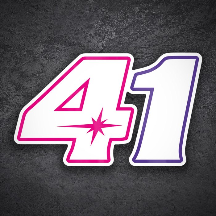 Adesivi per Auto e Moto: Numero 41 MotoGP Aleix Espargaró