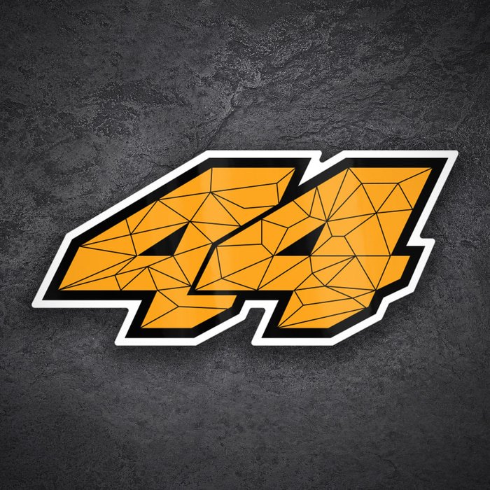 Adesivi per Auto e Moto: Numero 44 MotoGP Pol Espargaró