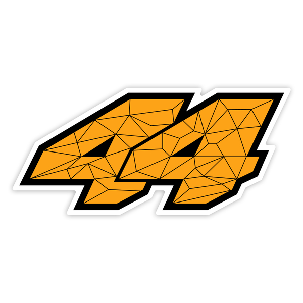 Adesivi per Auto e Moto: Numero 44 MotoGP Pol Espargaró
