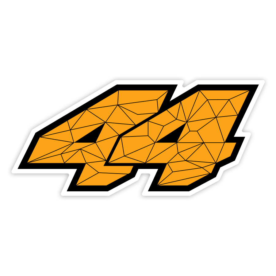 Adesivi per Auto e Moto: Numero 44 MotoGP Pol Espargaró