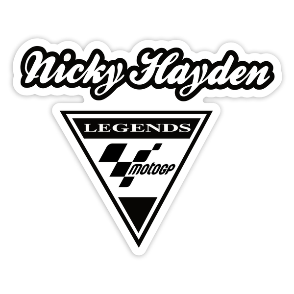 Adesivi per Auto e Moto: MotoGP Legend Nicky Hayden