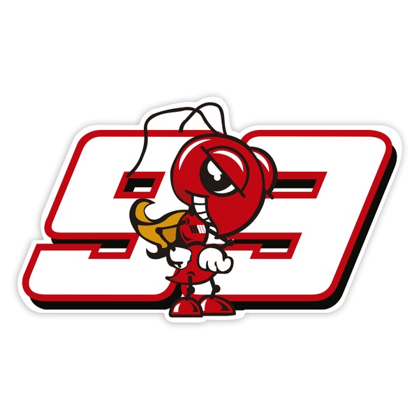 Adesivi per Auto e Moto: Formica 93 MotoGP Marc Márquez
