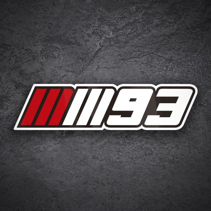 Adesivi per Auto e Moto: Logo MM93 Marc Márquez