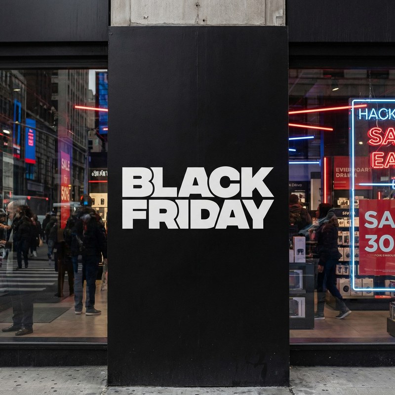 Adesivo Black Friday 13