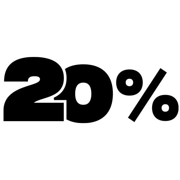 Adesivi Murali: 20%