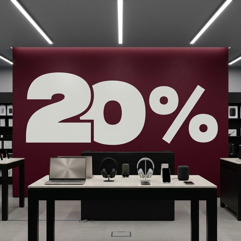 Adesivi Murali: 20%