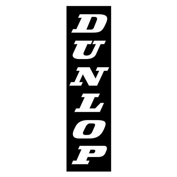 Adesivi per Auto e Moto: Dunlop Negativo Verticale