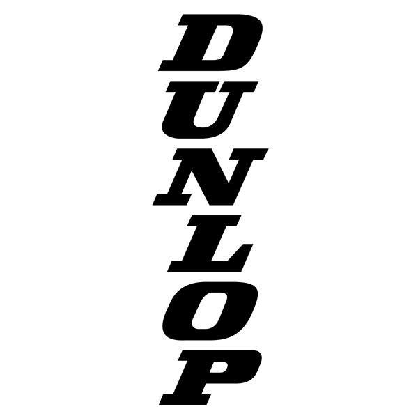 Adesivi per Auto e Moto: Dunlop Verticale