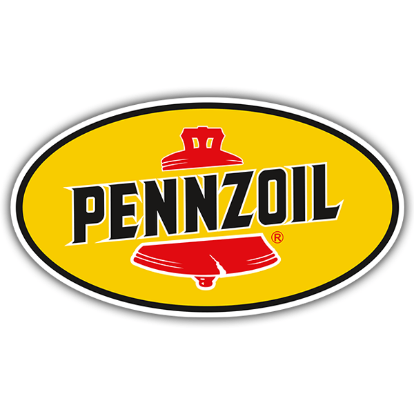 Adesivi per Auto e Moto: Pennzoil con Logo Ovale