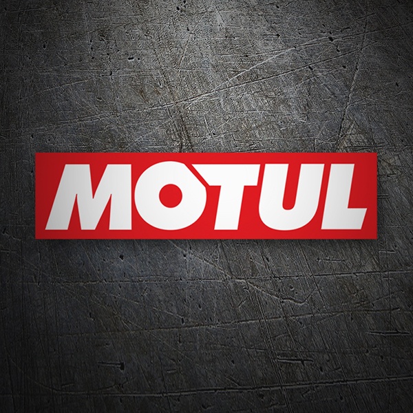 Adesivi per Auto e Moto: MOTUL in Lettere Maiuscole con Dimensioni Variabil