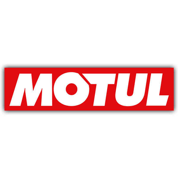 Adesivi per Auto e Moto: MOTUL in Lettere Maiuscole con Dimensioni Variabil