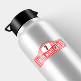 Adesivi per Auto e Moto: Numero 7 con Testo Rallye Monte-Carlo 1973 3