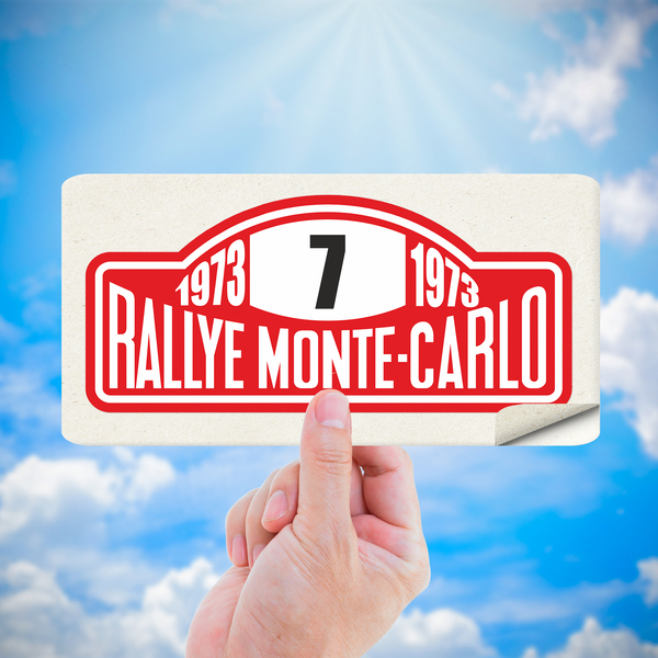 Adesivi per Auto e Moto: Rallye Monte-Carlo