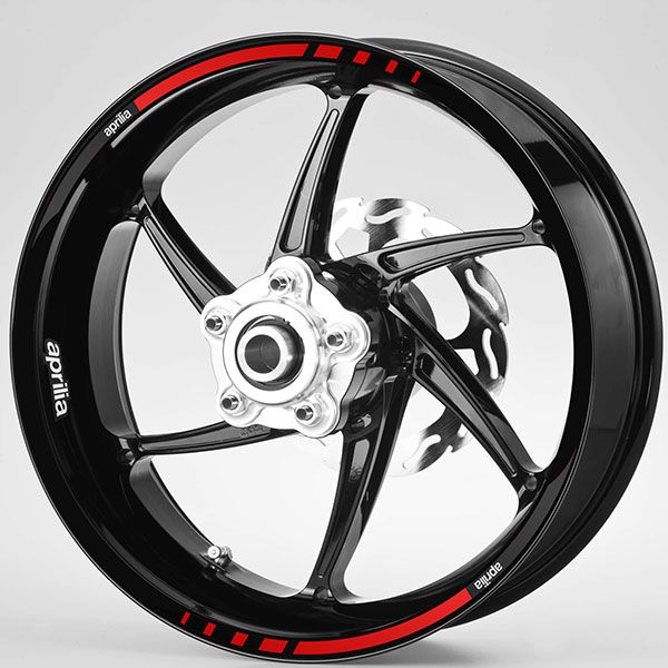 Adesivi per Auto e Moto: Kit adesivo ruote Strisce  Aprilia