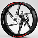 Adesivi per Auto e Moto: Kit adesivo ruote Strisce  Aprilia 4