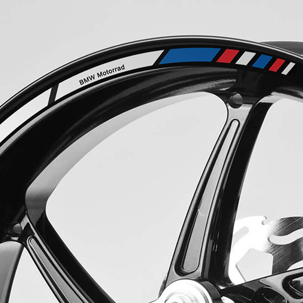 Adesivi per Auto e Moto: Kit adesivo ruote Strisce  BMW F800R