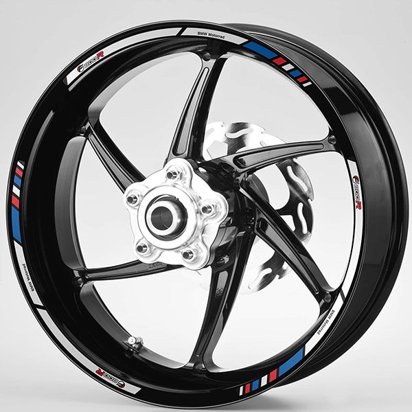 Adesivi per Auto e Moto: Kit adesivo ruote Strisce  BMW F800R