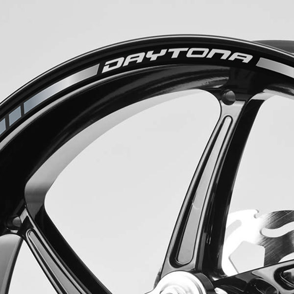 Adesivi per Auto e Moto: Kit adesivo ruote Strisce Triumph Daytona