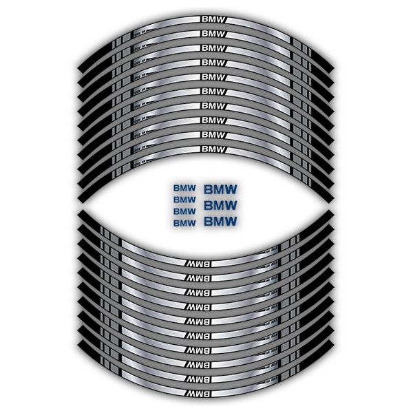 Adesivi per Auto e Moto: Kit adesivo ruote Strisce BMW S1000RR