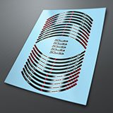 Adesivi per Auto e Moto: Kit Bandas ruote Suzuki Bandit 3