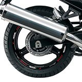 Adesivi per Auto e Moto: Kit adesivo ruote Strisce Suzuki Bandit 5