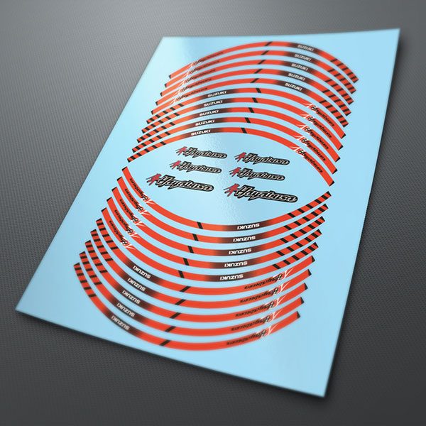 Adesivi per Auto e Moto: Kit Bandas ruote Suzuki Hayabusa