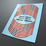 Adesivi per Auto e Moto: Kit Bandas ruote Suzuki Hayabusa 3